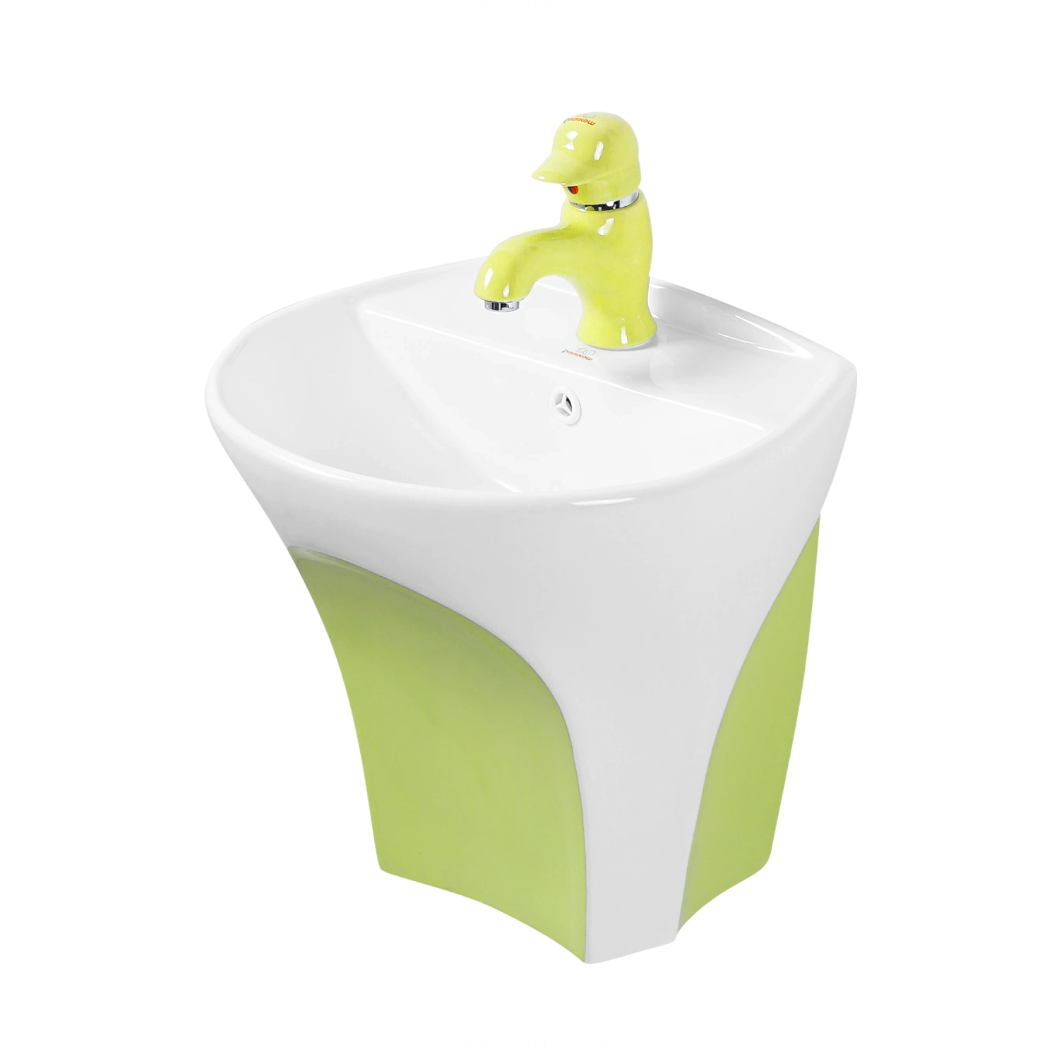 彩色儿童挂式洗手盆